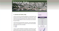 Desktop Screenshot of limoneitaly.com