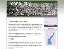 Tablet Screenshot of limoneitaly.com